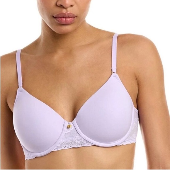 Natori Bliss Perfection All Day Underwire Contour Bra in Iris 32D - Picture 1 of 6